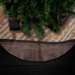 Vintage Kupfer-Rose | Rustikales Imitat Leder Polyester Weihnachtsbaumdecke<br><div class="desc">Rugged Elegance! Die Rose in Orange und Pfirsichfarben sind in antiken Handgemälden gehalten und in einem einfachen und raffinierten Stil gehalten, der nur einen Pop Farbe verleiht und gleichzeitig eine moderne, minimalistische Atmosphäre bewahrt. Aus der Kollektion "Vintage Rose" zeichnet sich dieses Design durch eine natürliche, erdige Palette mit künstlerischen Rose...</div>