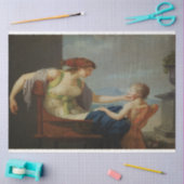 Vintage Kupiden-Ölmalerei Seidenpapier (Basteln)