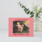 Vintage Kupille Feiertagspostkarte (Stehend Vorderseite)