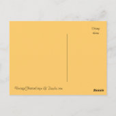 Vintage-Kürbis-Etikettenillustration - Postkarte (Rückseite)