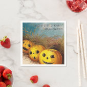 Vintage Kürbis Halloween-Feiertagsnapkins Serviette (Beispiel)