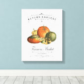 Vintage Kürbis Leinwanddruck (Insitu (Holzboden))