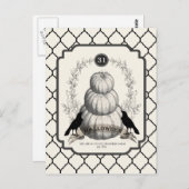 Vintage Kürbis Postkarte (Vorne/Hinten)