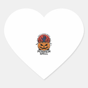 Vintage-Kürbis-Zauber-Halloween-Hexen-Hand-Kunst_1 Herz-Aufkleber