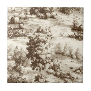 Vintage-Kürbisernte-Land-Toile (8) Fliese