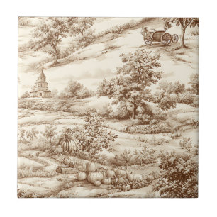 Vintage-Kürbisernte-Land-Toile (9) Fliese