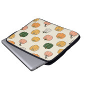 Vintage Kürbisernte, Nahtloses Muster. Laptopschutzhülle (Vorne Knopf)