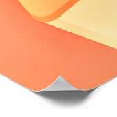 Vintage Kürbiskuchen-Illustration Poster (Ecke)