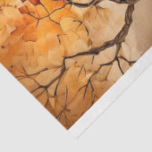 Vintage Kürbislandschaft Seidenpapier (Ausschnitt)