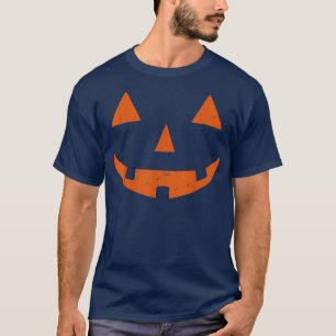 Vintage Kürbislaterne Pumpkin Face Jackolantern H T-Shirt