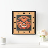 Vintage Kürbislaterne, Uhr (Zuhause)