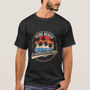 Vintage Kure Beach North Carolina Palmenstrand T-Shirt