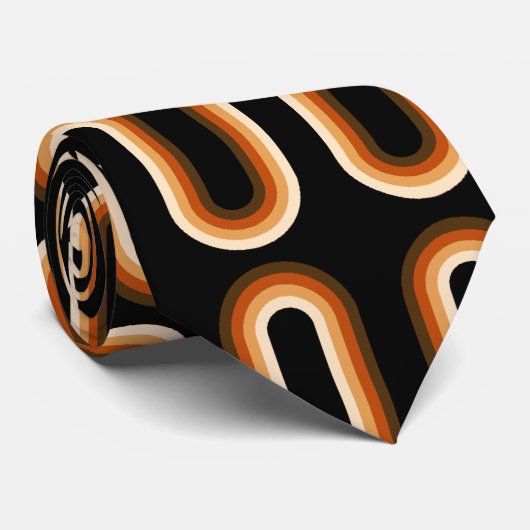 Vintage Kurven Krawatte (Gerollt)