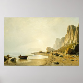 Vintage Küstenlandschaft der Arktis Poster