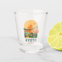 Vintage Kyoto Japan Schnapsglas – Minimalistischer