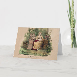 Vintage La Bonne Mere (Die Gute Mutter), Restaurie Karte