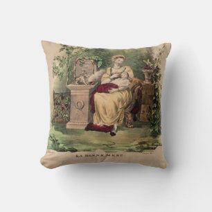 Vintage La Bonne Mere (Die Gute Mutter), Restaurie Kissen