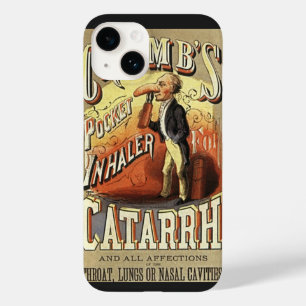 Vintage-Label-Kunst, Crumb's Taschen-Asthma-Inhala Case-Mate iPhone Hülle