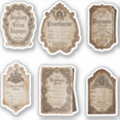 Vintage Labels Scrapbook Junk Journal (Vorderseite)