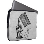 Vintage Labrador Laptopschutzhülle (Vorne Rechts)