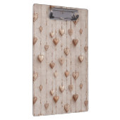 Vintage Lace Heart Strings Klemmbrett (Rechts)