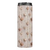 Vintage Lace Heart Strings Thermosbecher (Rückseite)