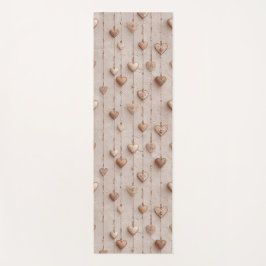 Vintage Lace Heart Strings Yogamatte