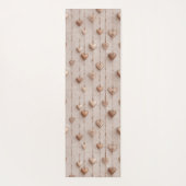 Vintage Lace Heart Strings Yogamatte (Rückseite)