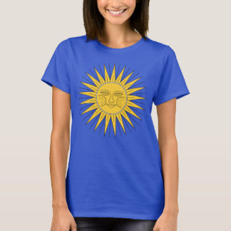 Vintage lächelnde Sonne T-Shirt