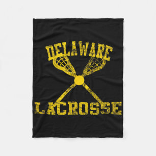 Vintage-Lacrosse aus Delaware Fleecedecke