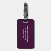 Vintage Lacrosse-Mama Gepäckanhänger (Rückseite vertikal)