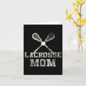 Vintage Lacrosse Mama Karte (Gelbe Blume)