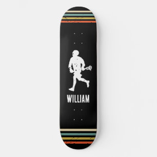 Vintage Lacrosse Personalisiert Skateboard