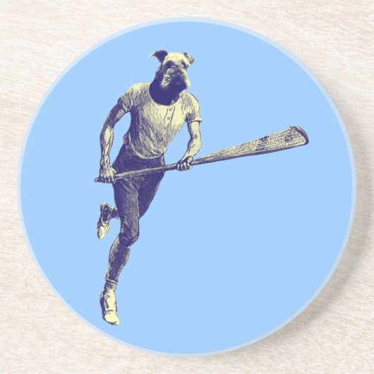 Vintage Lacrosse Untersetzer (Vorne)