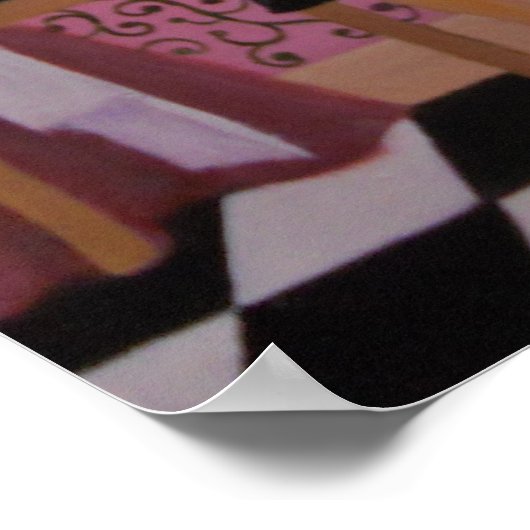 VINTAGE LADIEN NACHT HERAUS, POSTER (Ecke)