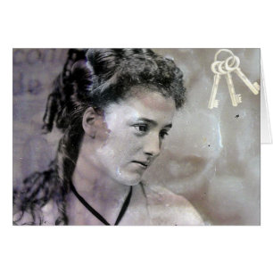 Vintage Lady Blank Inside Jedes Anlasses