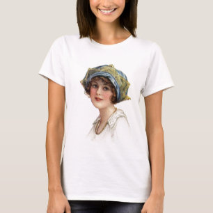 Vintage Lady Coronet und Lace T - Shirt