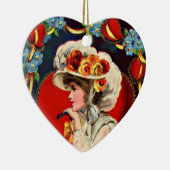 Vintage Lady Fashion Ornament (Rechts)