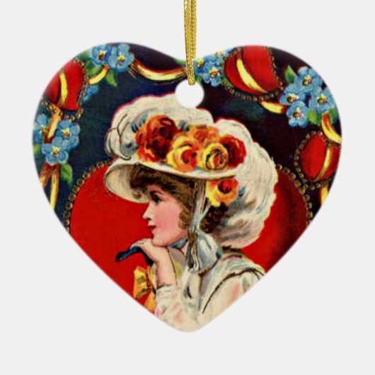 Vintage Lady Fashion Ornament (Vorne)
