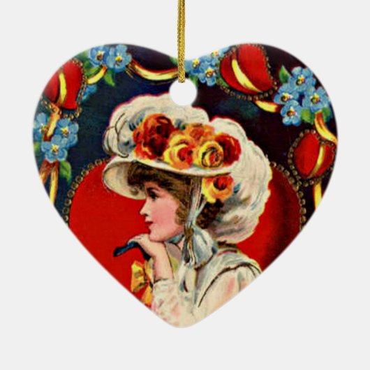 Vintage Lady Fashion Ornament (Hinten)