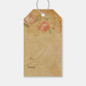 Vintage Lady Geschenkanhänger (Rückseite)