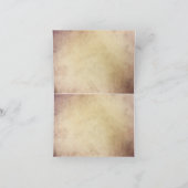 Vintage Lady in rosa, elegante Blumenkarte Karte (Innenseite)