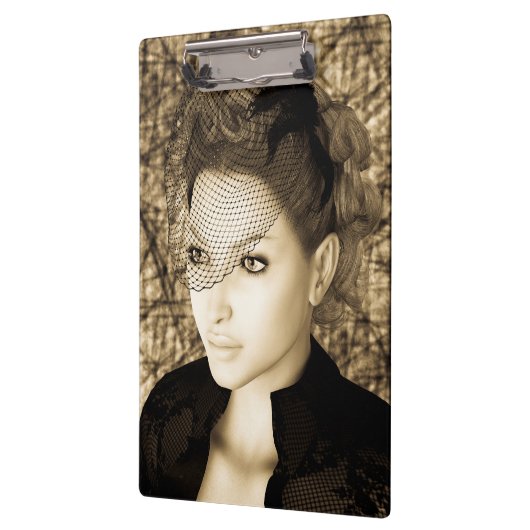 Vintage Lady Klemmbrett (Links)