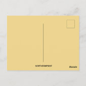 Vintage Lady Liberty und zwei große Truthähne Postkarte (Rückseite)