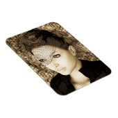 Vintage Lady Magnet (Rechte Seite)