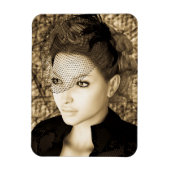 Vintage Lady Magnet (Vertikal)