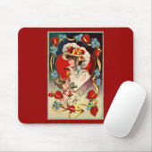 Vintage Lady My Valentine Mousepad (Mit Mouse)