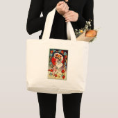 Vintage Lady My Valentine Tote Bag Jumbo Stoffbeutel (Vorderseite (Produkt))