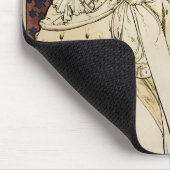 Vintage Lady of the Camellias von Alphonse Mucha Mousepad (Ecke)