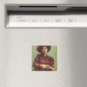 Vintage Lady Outlaw Magnet (In Situ (Geschirrspüler))